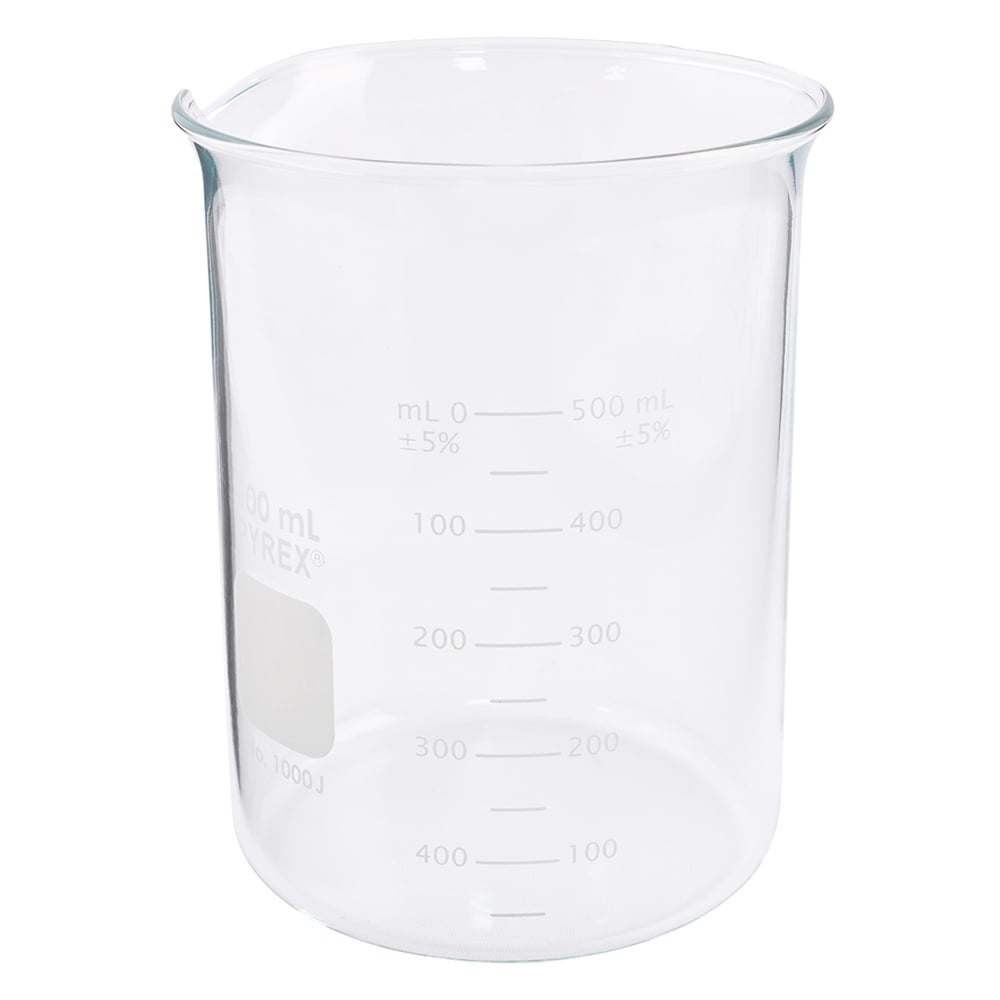 ビーカー PYREX（R） 500mL 1000J-500