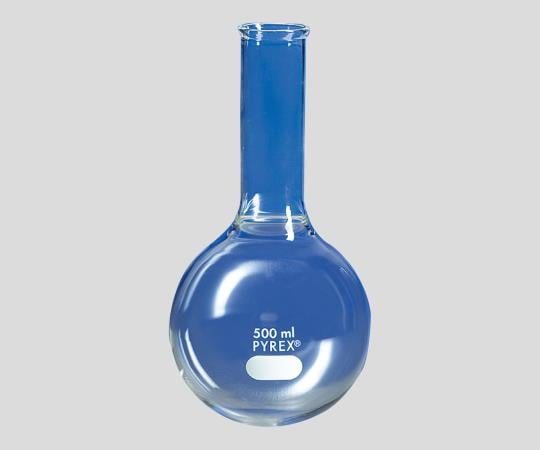 2-9428-03 丸底フラスコ（PYREX(R)） 500mL 4280-500