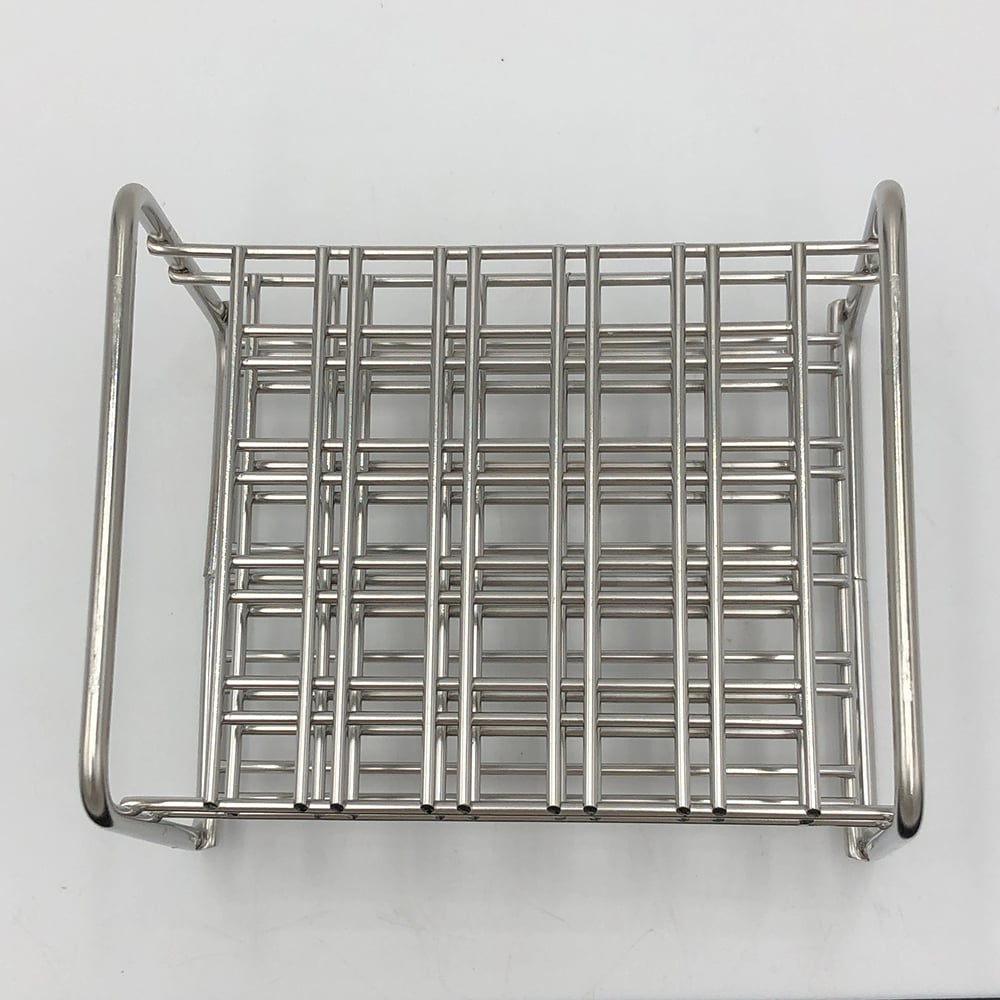 2-9502-01 Stainless Steel Test Tube Stand Array: 5 x 5 Size: 11mm 10 ...