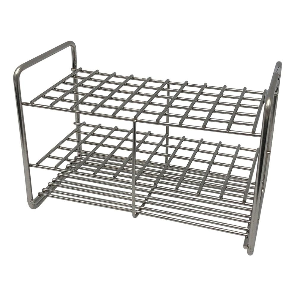 2-9502-03 Stainless Steel Test Tube Stand Array: 5 x 10 Size: 12mm 10 ...