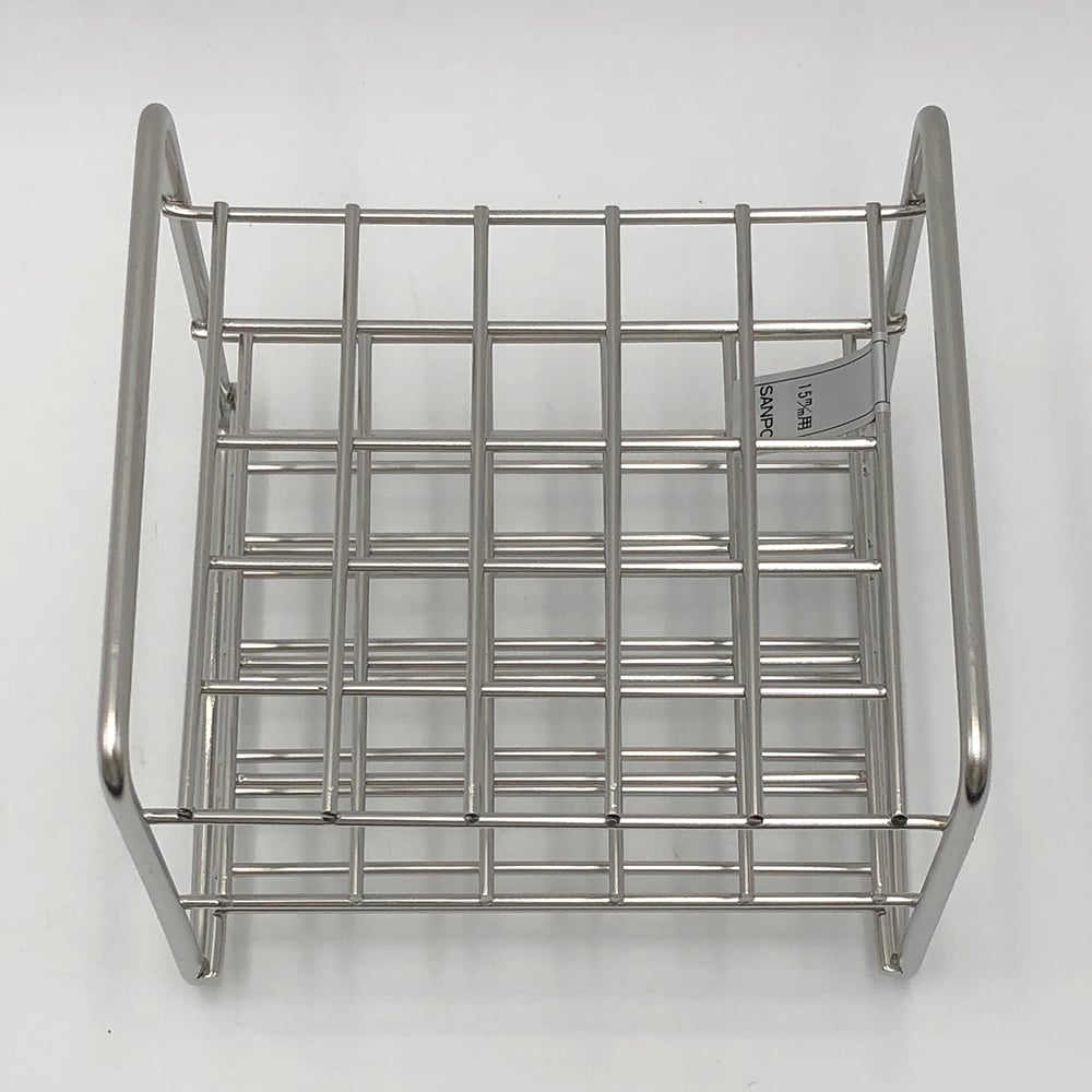 2-9502-16 Stainless Steel Test Tube Stand Array: 5 x 5 Size: 17mm 15 ...