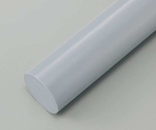 2-9588-07 樹脂丸棒 PVC φ25mm×495mm