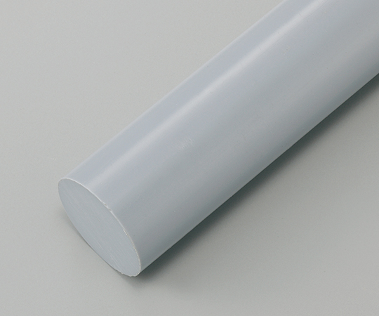 2-9589-16 樹脂丸棒 PVC φ70mm×1000mm