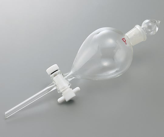 2-9602-01 分液ロート球型 PTFEコック付 50mL