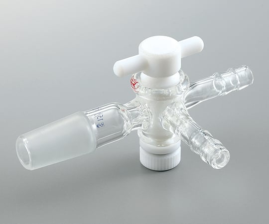 2-9605-01ジョイント付三方コックテフロンコックＴＳ１５／２５【1個】(as1-2-9605-01)