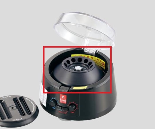 2-9611-11小型微量高速遠心機用ローター1.5/2.0mL×12本掛け【1個】(as1-2-9611-11)