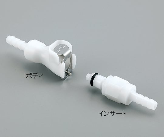 アラム2-9641-02超小型カップリング(アセタール・弁付き)ボディPMCD1702【1個】(as1-2-9641-02)