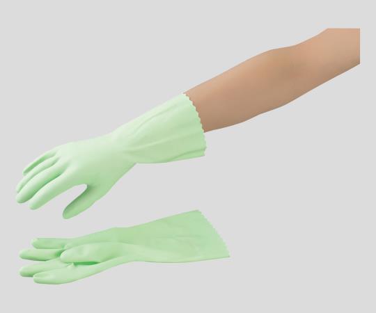 ［Discontinued］Glove With PVC Fleece Piles Green L NHS-LG