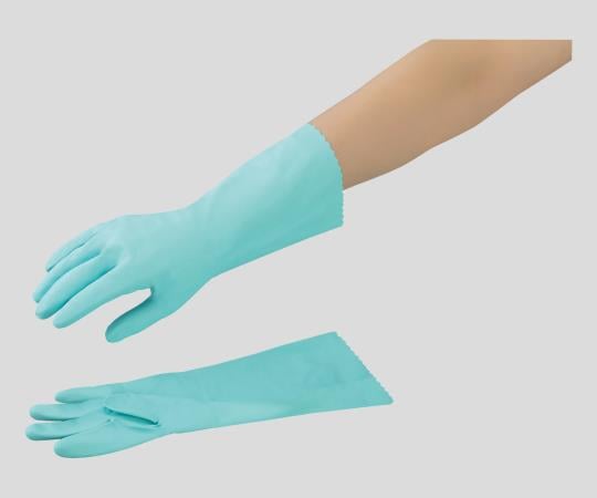 Nitrile Latex Glove Middle Thick With Fleece Piles Green M NHEXC-MG