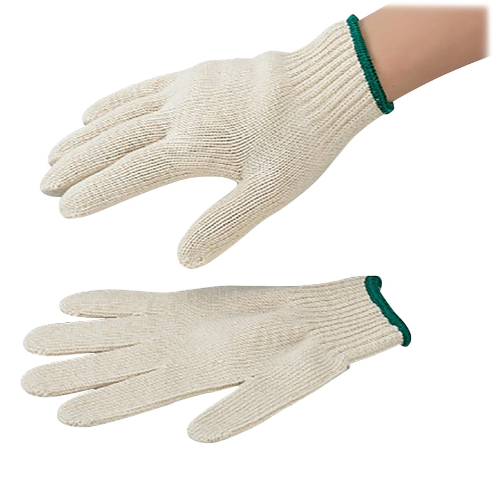 ミタニ 純綿8G 12双組 フリーサイズ 綿100% 純綿軍手 作業手袋 206001 制服、作業服
