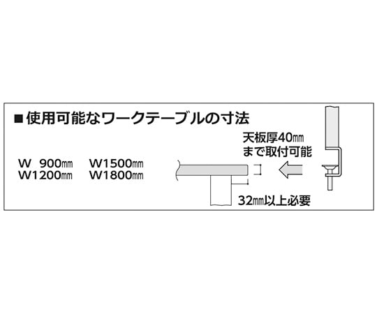 2-982-01 作業台用架台 WK-900-IV