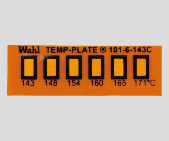 Wahlinstruments2-9907-04真空用テンプ・プレート６点表示１０１-６Ｖ-１４３【1箱(10枚入)】(as1-2-9907-04)