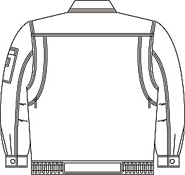 2-9947-03 長袖ブルゾン（JIS帯電防止規格対応） LL フレスコグリーン A-1150