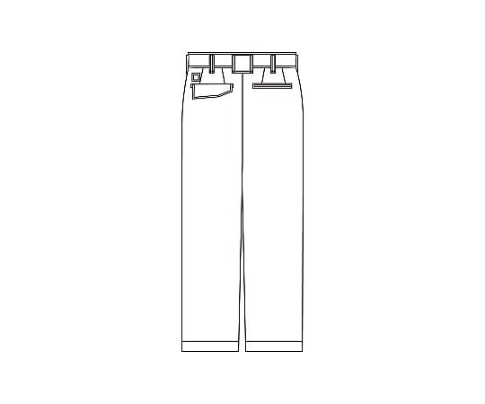 2-9949-01 ツータックスラックス（JIS帯電防止規格対応） 73cm フレスコグリーン A-1153