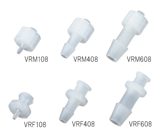 2-9964-03 ルアーフィッティング（PVDF製・軟質チューブ用） VRM308