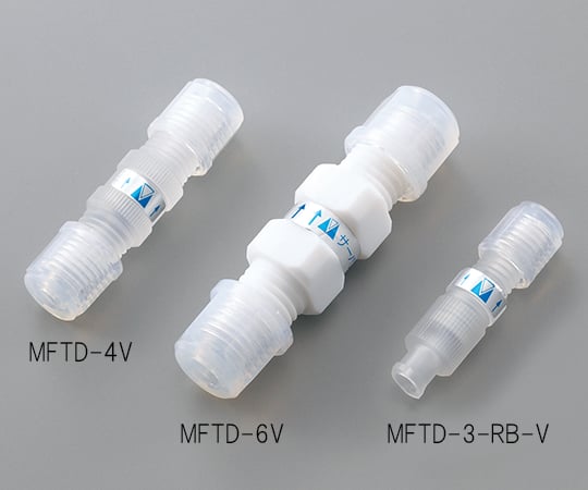 ミニチェックバルブ（フッ素樹脂製）　MFTD-4V