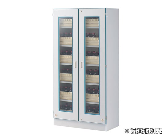 3 040 21 安全薬品保管棚 薬品トレー15個付属 As 15rn Axel アズワン