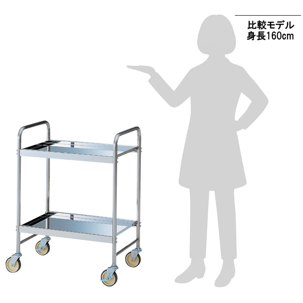 3-1099-01 ヘビーカート SUS-2W SUS-2W（2段） 【AXEL】 アズワン