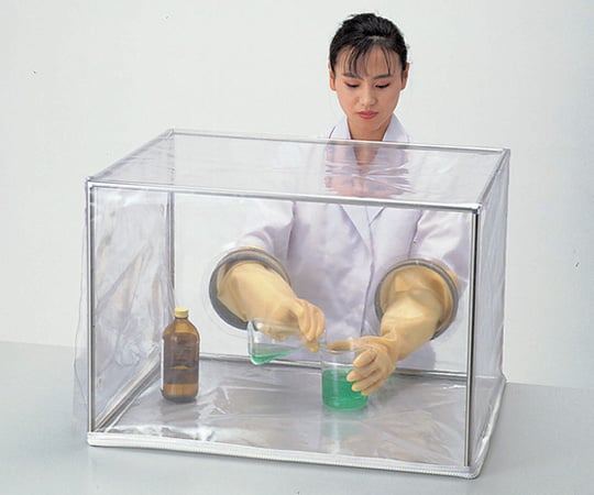 【組立】アズワン3-116-01簡易型グローブボックスＳＭ－１手袋式【1台】(as1-3-116-01)