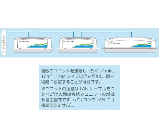 ピュアスペース・05（抗菌・防臭HEPAフィルター仕様）　リモコン付き　PSV-AD2