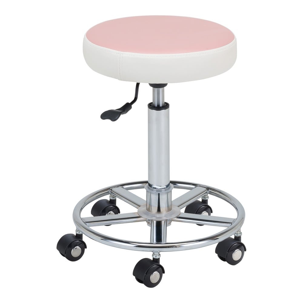 アズワン3-1472-01カラートレンドチェアー背もたれ無しピンク【1脚】(as1-3-1472-01)