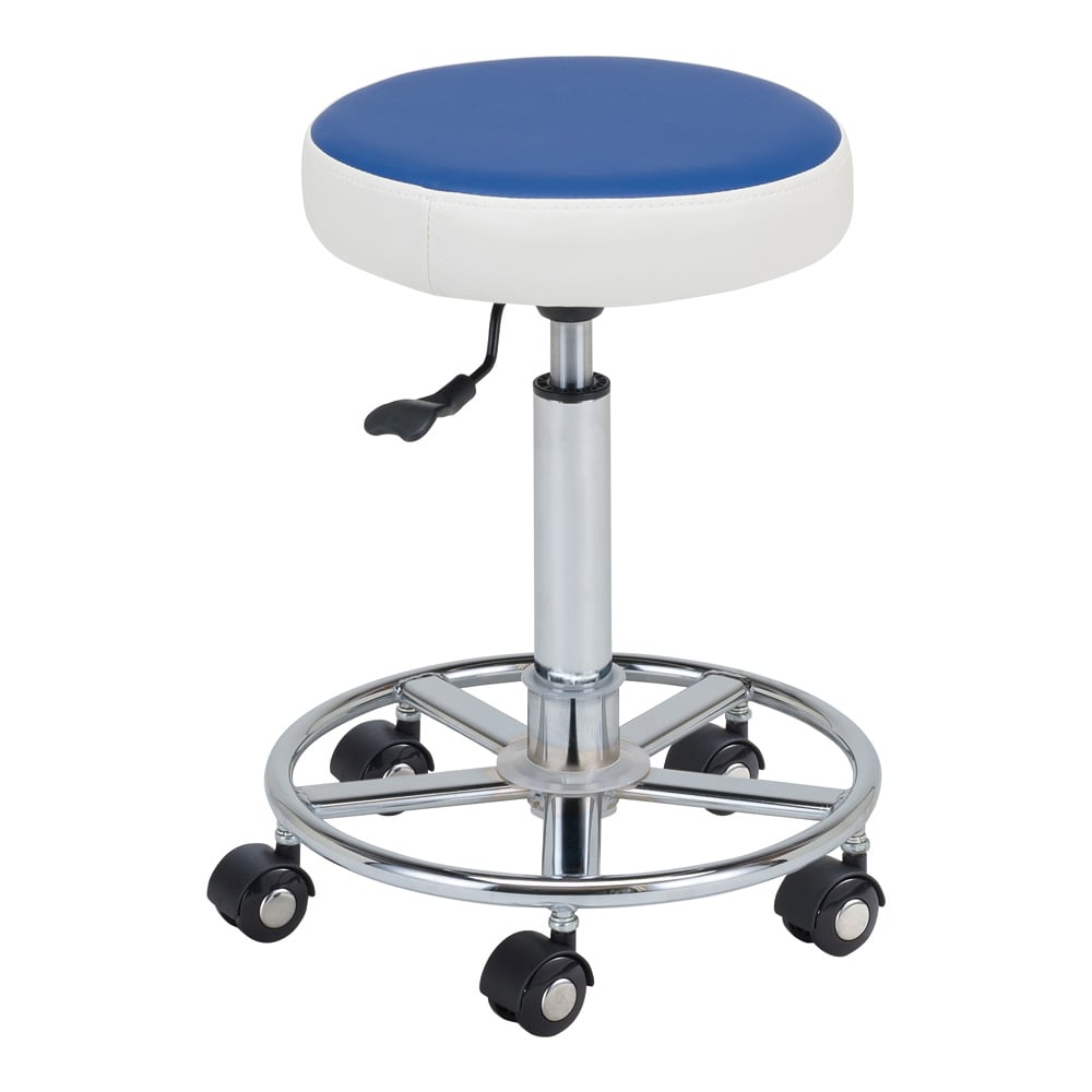 アズワン3-1472-02カラートレンドチェアー背もたれ無しブルー【1脚】(as1-3-1472-02)