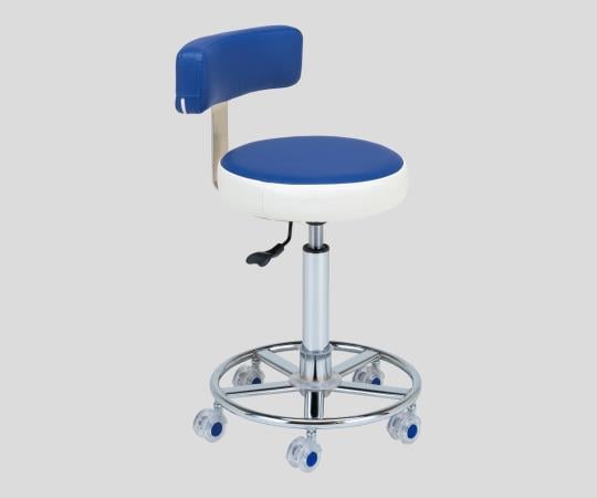 アズワン3-1473-02カラートレンドチェアー背もたれ付きブルー【1脚】(as1-3-1473-02)