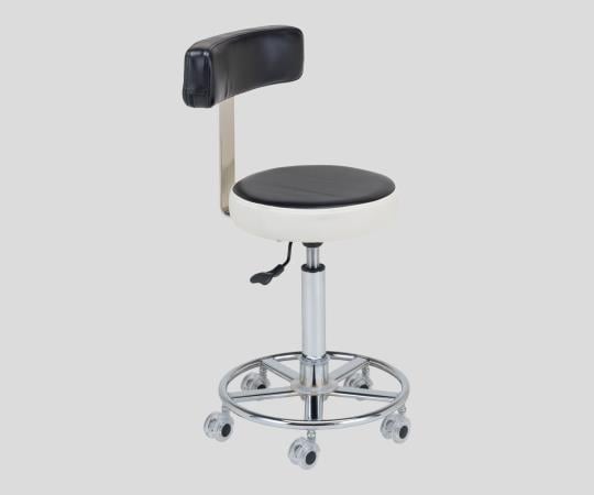 アズワン3-1473-04カラートレンドチェアー背もたれ付きブラック【1脚】(as1-3-1473-04)