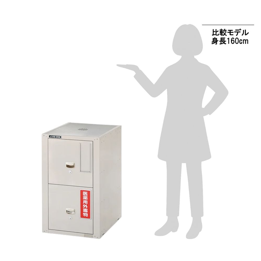 3-1498-02 セフティキャビネット(セラミックコート) セパレートロック