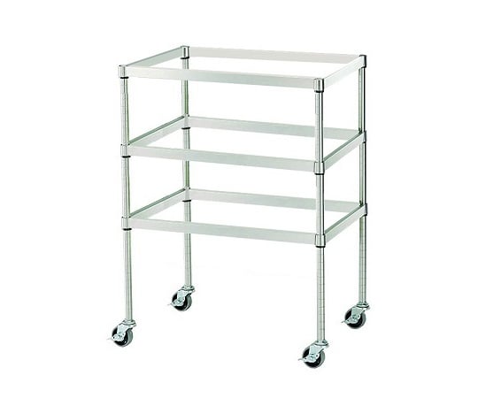 【組立】3-1524-02バスケットワゴン３段バスケット６個使用可【1台】(as1-3-1524-02)