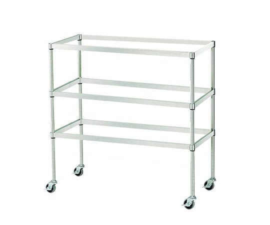 【組立】3-1524-04バスケットワゴン３段バスケット９個使用可【1台】(as1-3-1524-04)