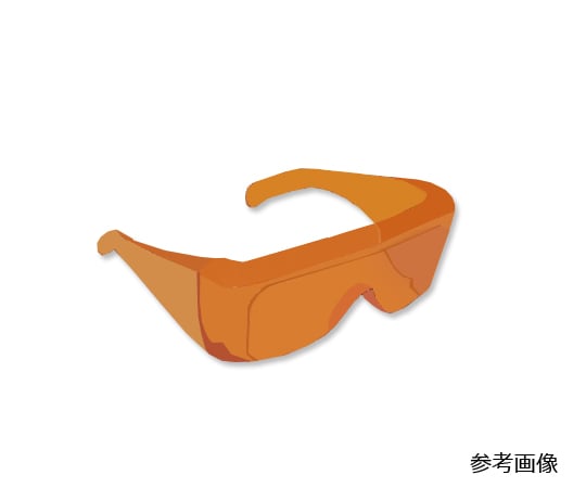 3-1559-11ハンディ青色ＬＥＤ光源偏光オレンジグラス【1個】(as1-3-1559-11)