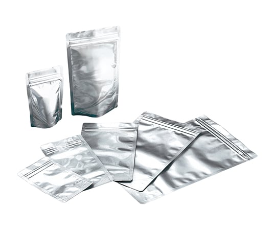 アズワン3-1588-08自立式チャック付きアルミ袋幅：１６０×チャック下：２１４mm底幅47mm【1袋(25枚入)】(as1-3-1588-08)