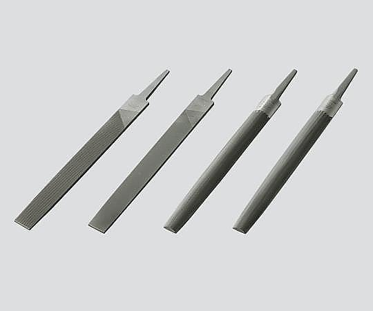 3-1787-01 鉄工ヤスリ 半丸 中目 １９０×１５０×１６×４．５ HA15002