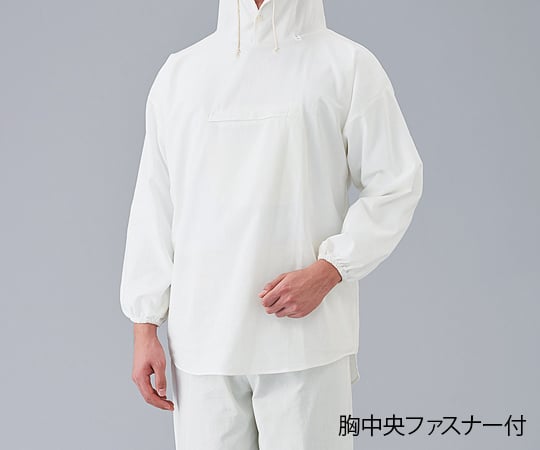 3-1798-03 塗装服 上下セット 胸中央ポケット（ファスナー）付 L HK-506 F