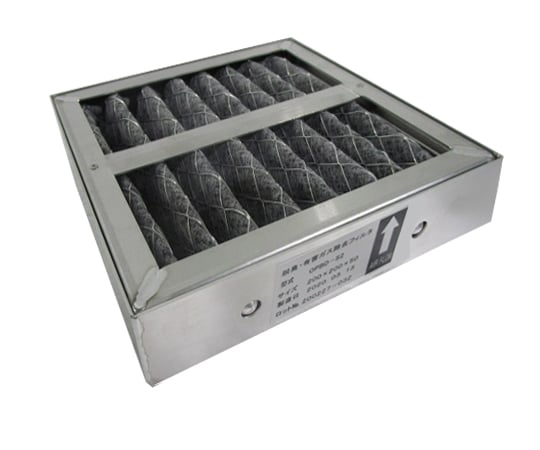 【組立】アズワン3-2021-11卓上型脱臭ブース交換用繊維活性炭フィルター（1枚入）【1枚】(as1-3-2021-11)