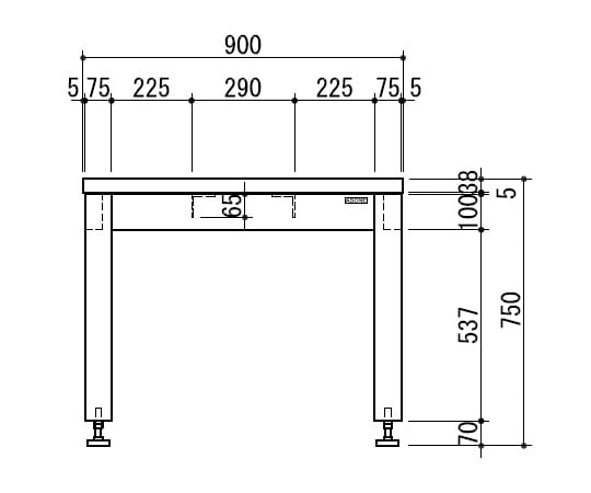 【特大】アズワン3-2092-01天秤台ＷＳＣ－９００【1台】(as1-3-2092-01)