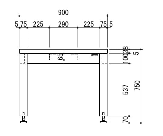 【特大】アズワン3-2092-03天秤台ＷＳＣ－９７５【1台】(as1-3-2092-03)
