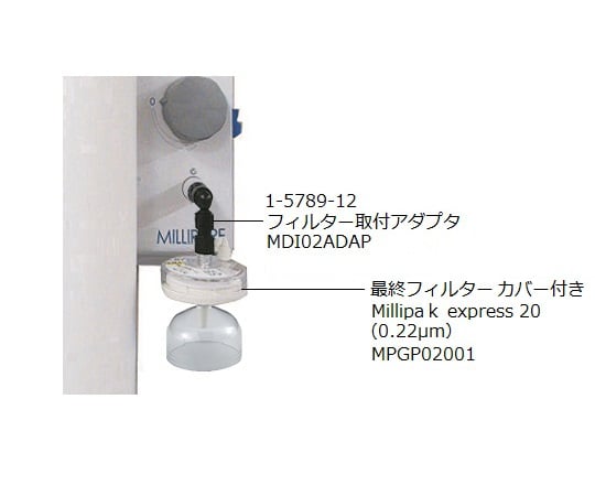 3-247-15 超純水製造装置 Milli-Q(R) IQ 7000用0.22μmフィルター