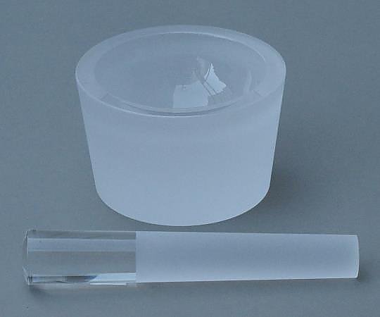 高純度石英乳鉢　φ１１０×φ９０×４０　乳棒付き