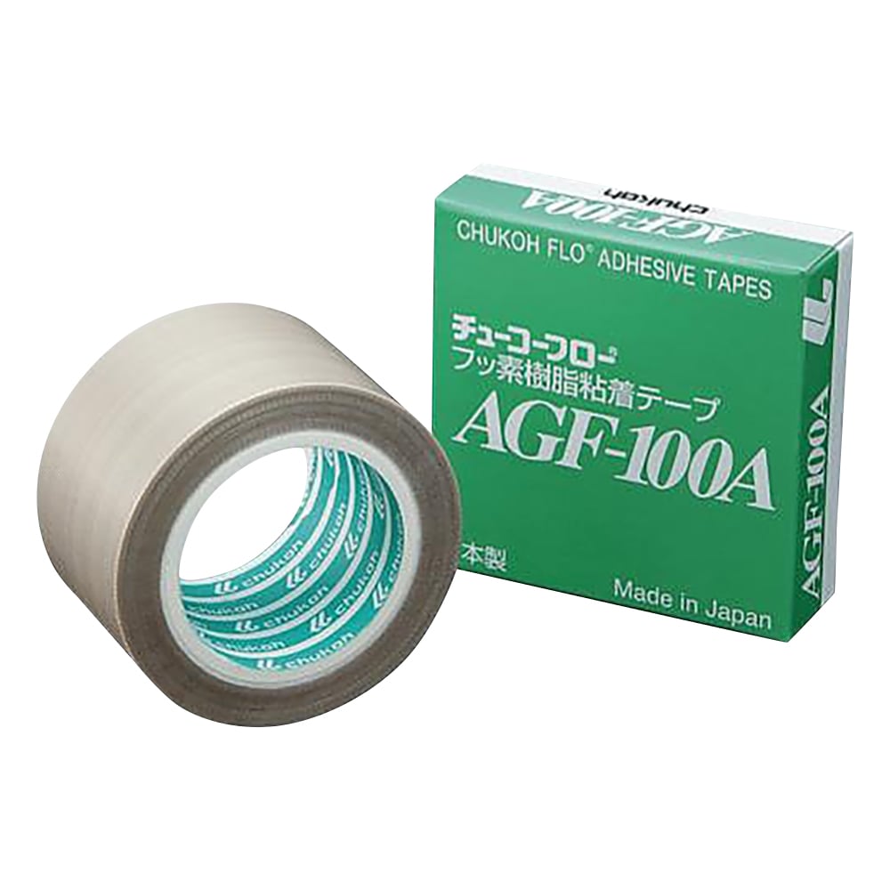 3-2503-10 フッ素樹脂粘着テープ ２５０×０．１５ｍｍ×１０ｍ AGF-100A