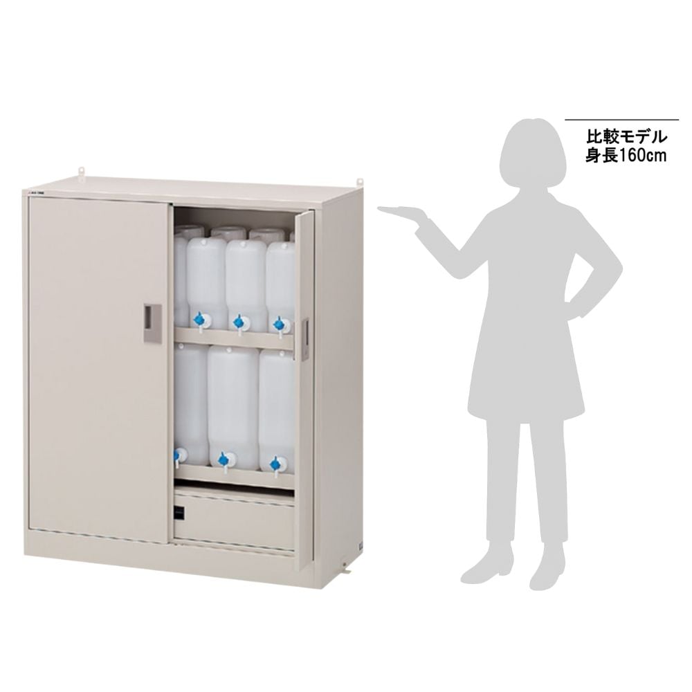 3-3012-01 薬液保管スライドロッカー SL-110 【AXEL】 アズワン