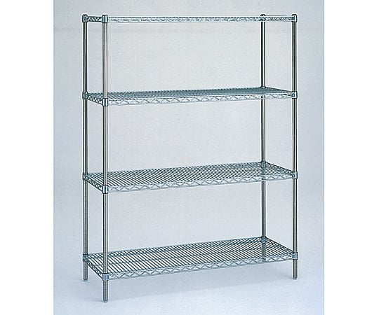 【組立】エレクター3-322-01スーパーエレクターシェルフ（６０５×６１３×１８９２ｍｍ）【1組】(as1-3-322-01)