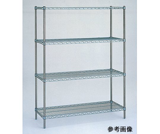 【組立】3-324-01スーパーエレクターシェルフドーリー無１５１８×６１３×１８９２ｍｍ【1台】(as1-3-324-01)