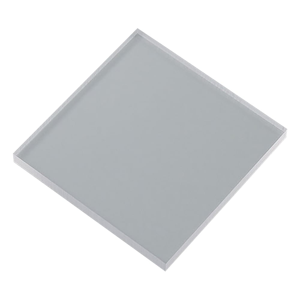 3-3258-01 樹脂サンプルプレート PC・透明 □50×1mm 1袋（20枚入） PCC