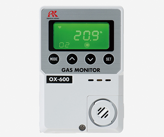 3-3300-11 小型酸素モニターOX-600-00 一体型（乾電池仕様） OX-600-00・BT