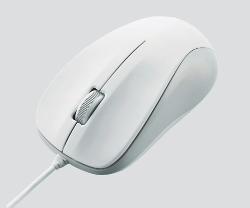 光学式マウス　白