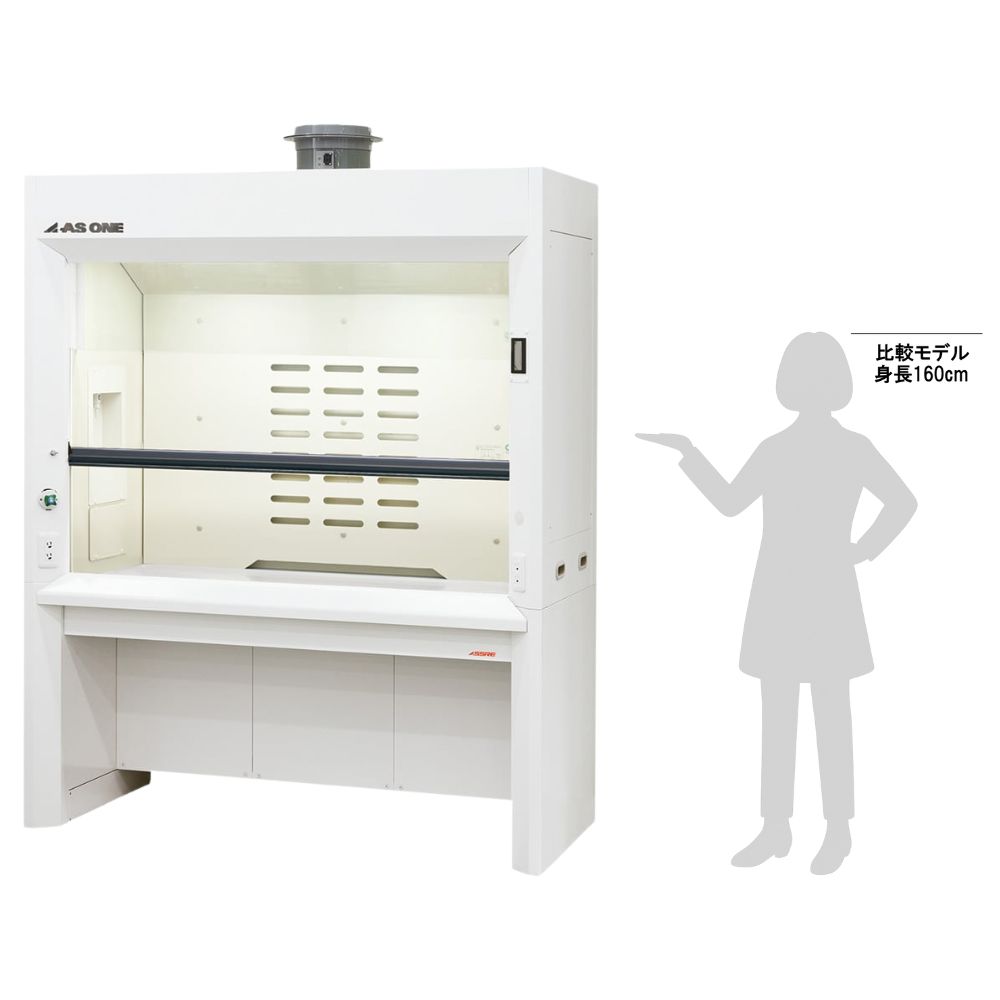 3-3952-23 ヒュームフード（オープンタイプ・エポキシ天板