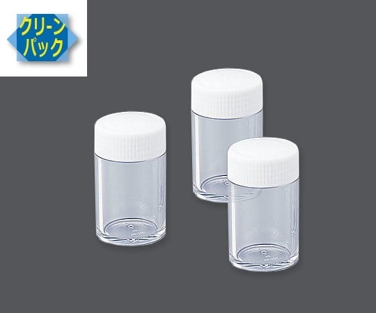 3-397-05 PSスクリュー管瓶SCC 50mL 10本×5袋入 SS-50