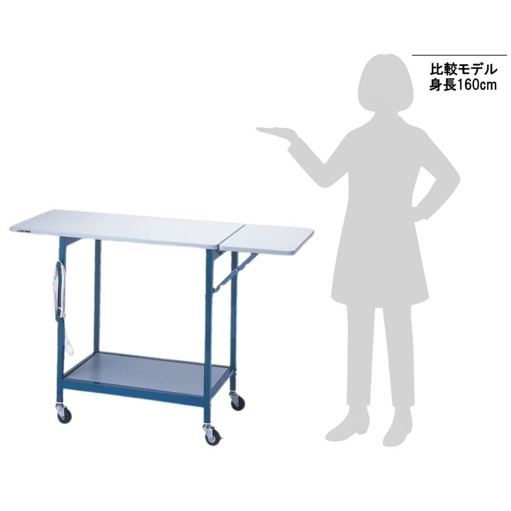 3-4037-02 ニューラボベンチ 補助天板付き BW 【AXEL】 アズワン